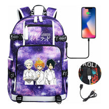 Promised Dream Island Usb Large Capacity Student Backpack Leisure Travel Backpack