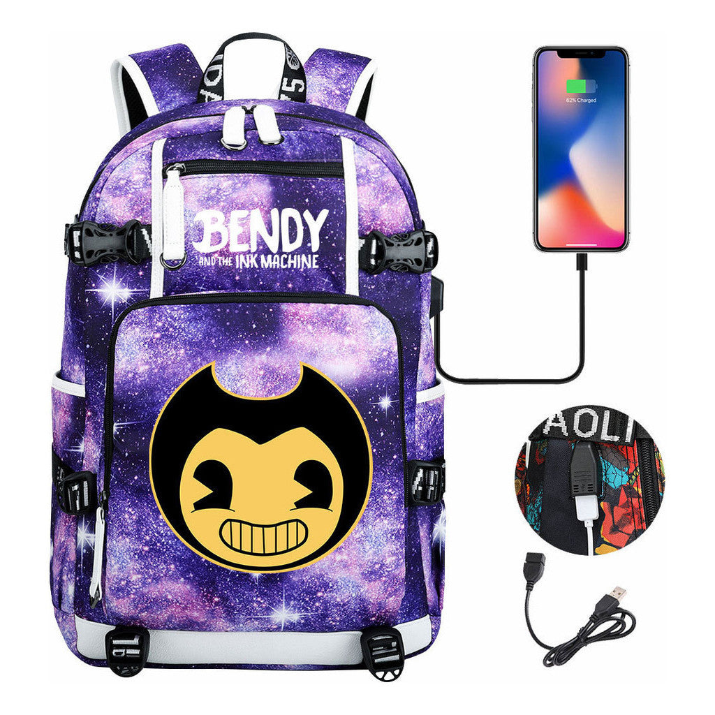 Usb Youth Student Backpack Travel Backpack