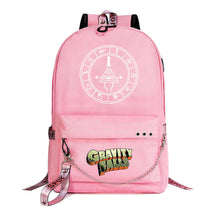 Cartoon Strange Town Youth Student School Bag Men's And Women's Leisure Travel Backpack