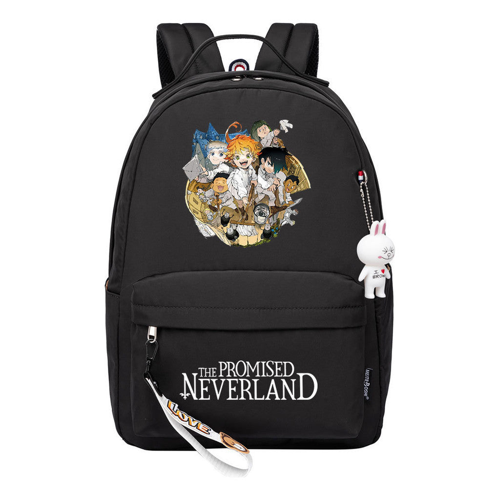 Printed Teenage Student Backpack, Casual Bag, Girl Backpack