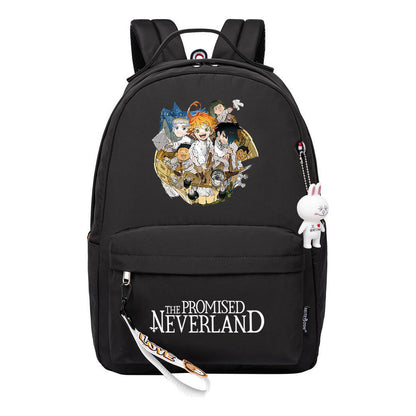 Printed Teenage Student Backpack, Casual Bag, Girl Backpack