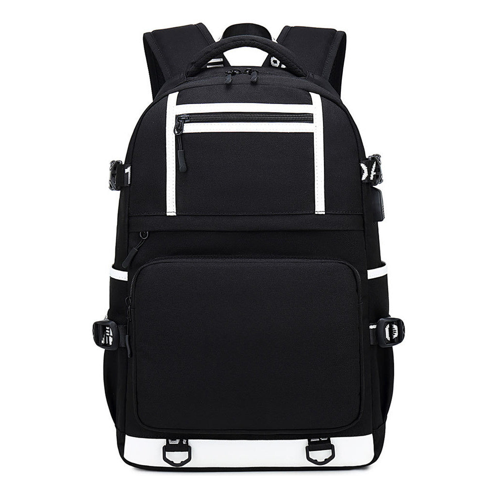 Cartoon Usb Youth Student School Bag Men's And Women's Backpack Leisure Travel Bag