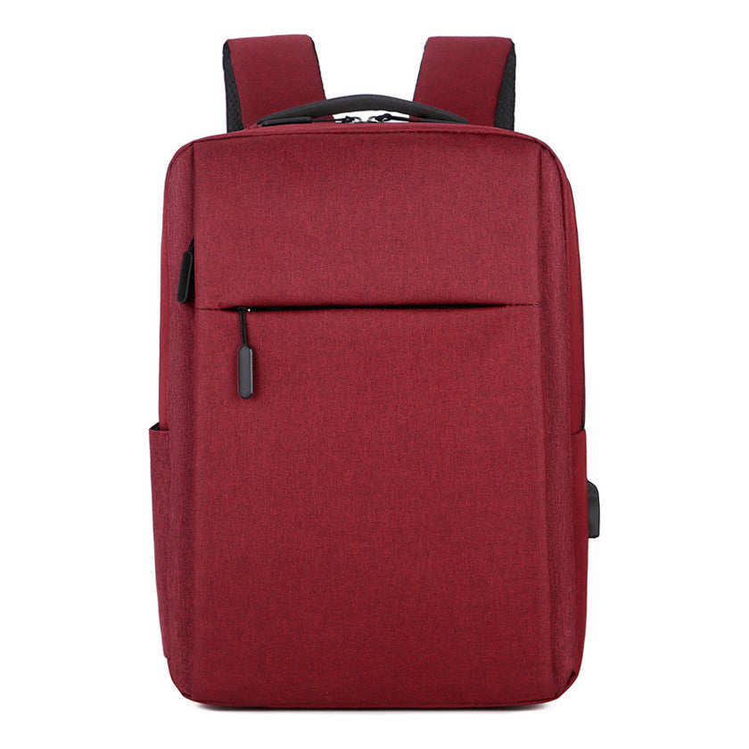 Usb Backpack Leisure Fashion Student Backpack Business Computer Bag