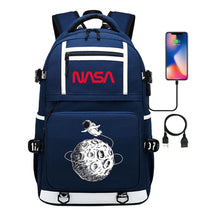 Printed Usb Youth School Bag Backpack Leisure Travel Backpack