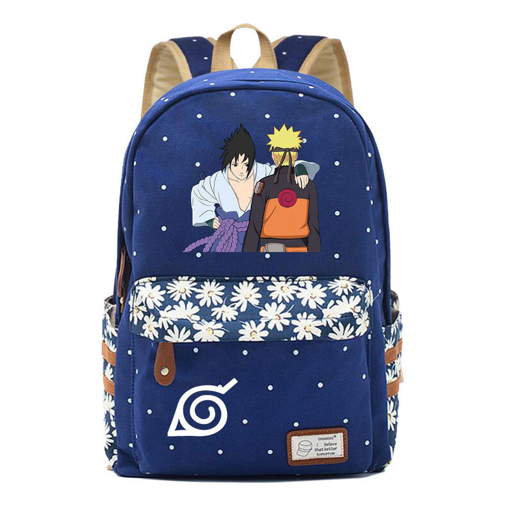 Naruto Youth Student School Bag Fashion Casual Backpack