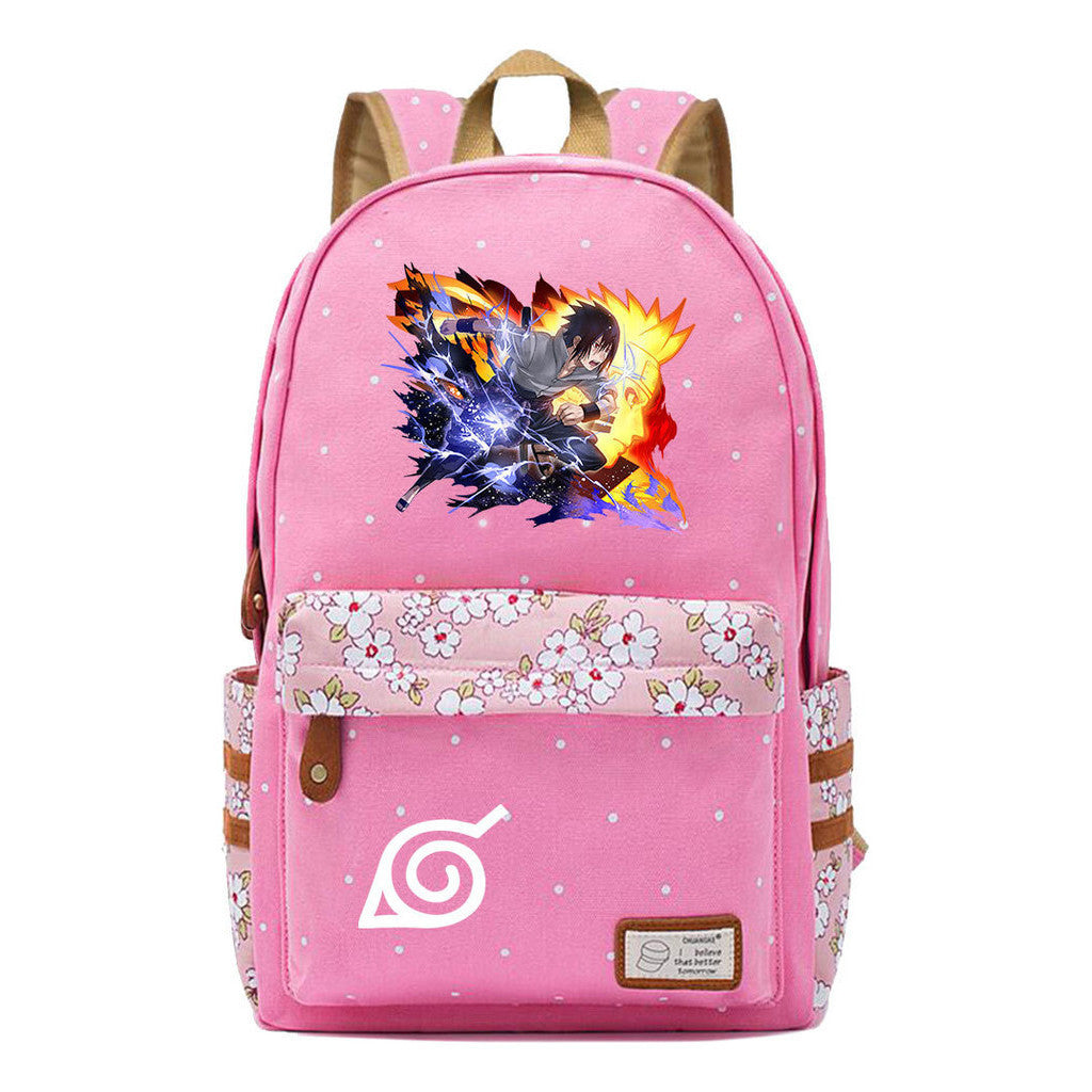 Naruto Youth Student School Bag Fashion Casual Backpack