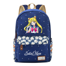 Anime Surrounding Beauty Girl Warrior Youth Student School Bag Fragmented Flower Boy's And Girl's Leisure Backpack