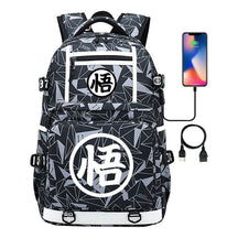 Manga Dragon Ball Usb Youth Student Backpack Men And Women, Backpack Leisure Travel