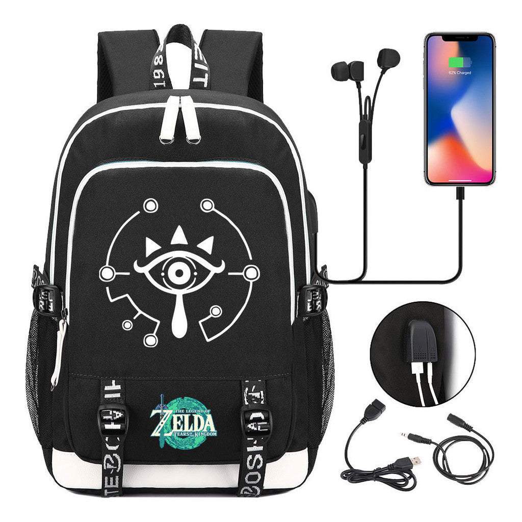 Usb Student Backpack For Men And Women's Leisure Sports Backpack