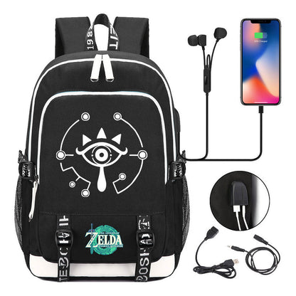 Usb Student Backpack For Men And Women's Leisure Sports Backpack