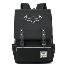 Superhero Batman Print Youth Student Backpack Casual Belt Buckle Classic Backpack