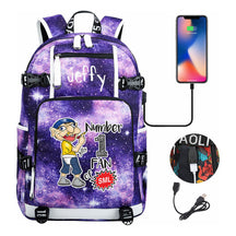 Printed Youth Student Backpack, Backpack, Leisure Travel Backpack