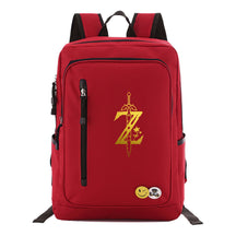Golden Printed Youth Student Backpack For Men And Women's Leisure Travel Backpack