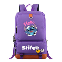 Anime Star Baby Stitch Printed Youth Student School Bag Travel Bag Backpack Travel Backpack