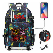Toy Bear Game Peripheral Usb Youth Student School Bag Leisure Large Capacity Travel Backpack
