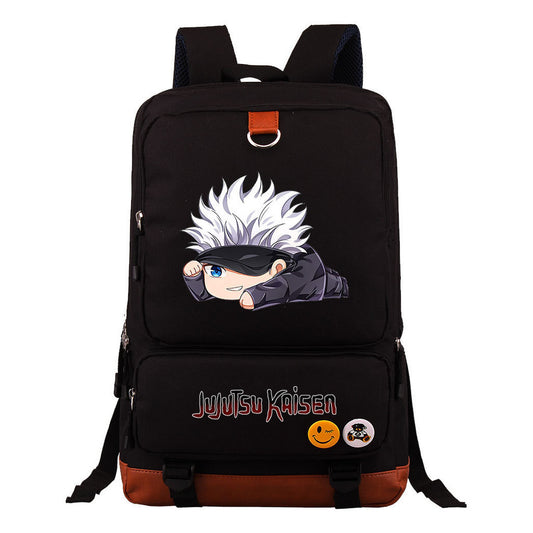 Cartoon And Manga Teenage Student Backpack, Men's And Women's Backpack, Travel Bag