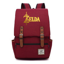 Golden Game Zelda Printed Youth Student Backpack For Men And Women, Casual Belt Buckle, Classic Backpack
