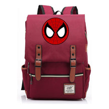 Superhero Printed Youth Student Backpack, Classic Backpack For Men And Women
