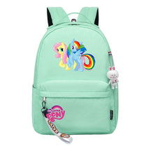 Cartoon Pony Unicorn Printed Youth Student School Bag Men's And Women's Leisure Bag Women's Backpack