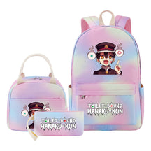 Teenage Student Girl Backpack Lunch Bag Three Piece Set Backpack Set