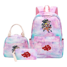 Naruto Girls School Bag Lunch Bag Three Piece Set Backpack Set