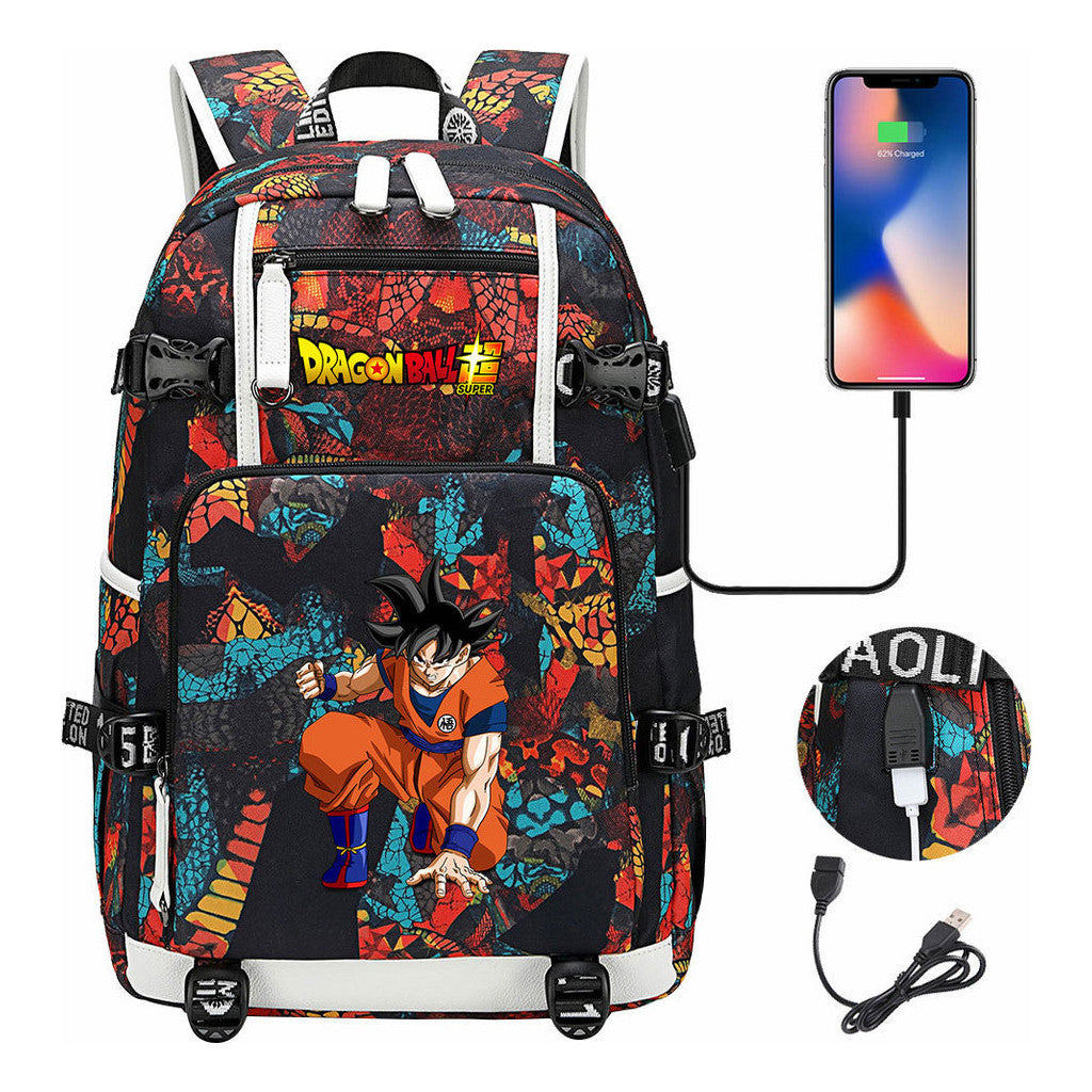 Sun Wukong Usb Large Capacity Youth Student Backpack For Leisure Travel Backpack