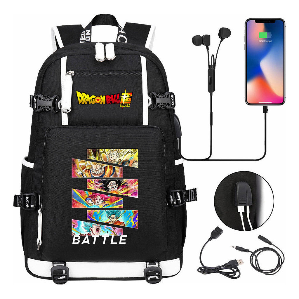 Sun Wukong Usb Large Capacity Youth Student Backpack For Leisure Travel Backpack