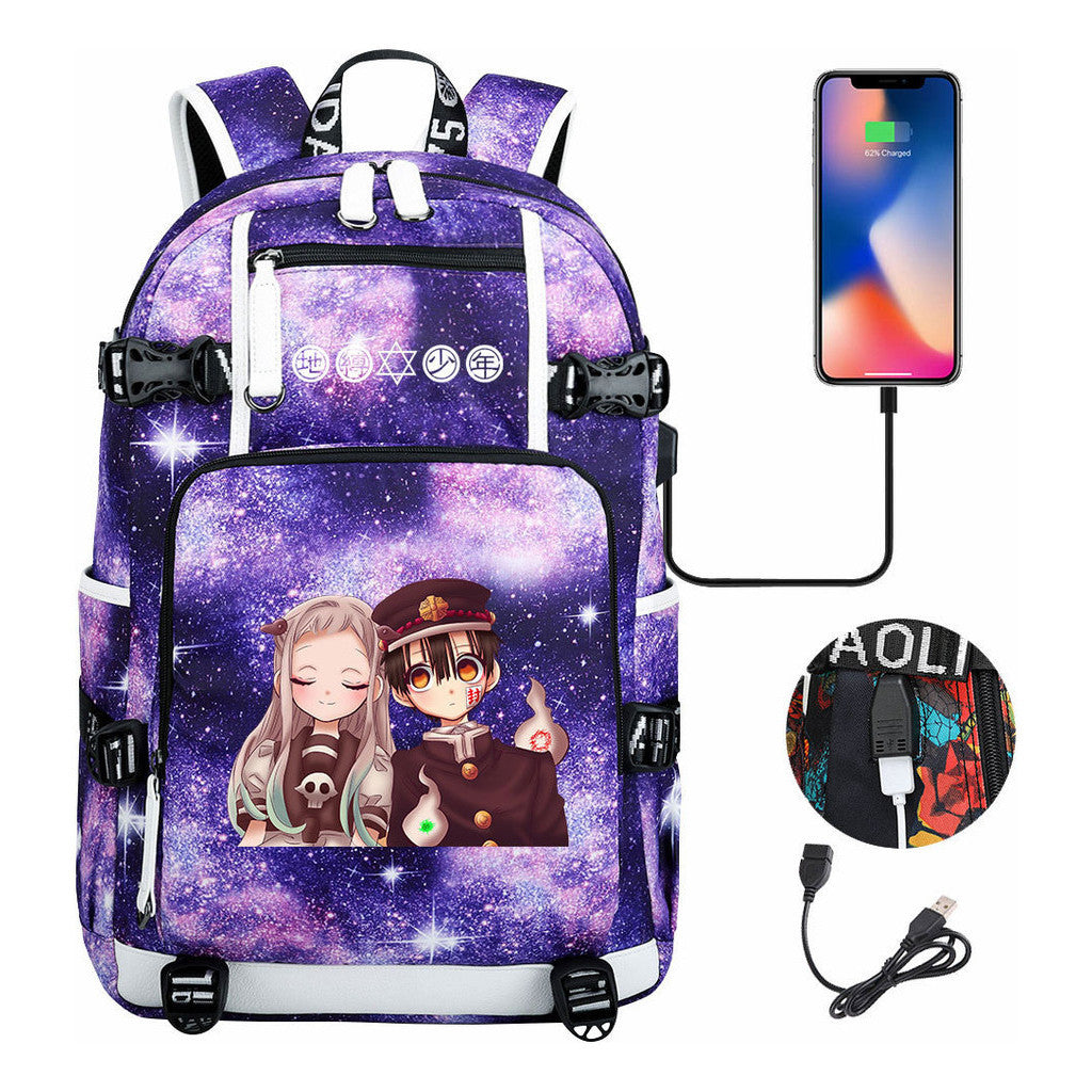 Usb Large Capacity Youth Student Backpack For Men And Women's Leisure Travel Backpack