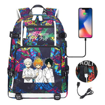 Promised Dream Island Usb Large Capacity Student Backpack Leisure Travel Backpack