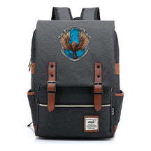 School Of Witchcraft And Wizardry Printed Youth Student Backpack For Men And Women, Casual Belt Buckle, Classic Backpack
