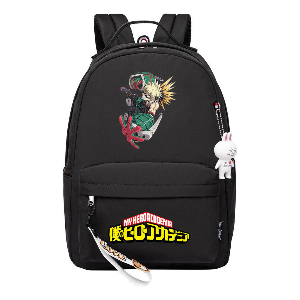 Cartoon Fashion Print Teen School Bag For Boys And Women Casual Bag For Girls Backpack
