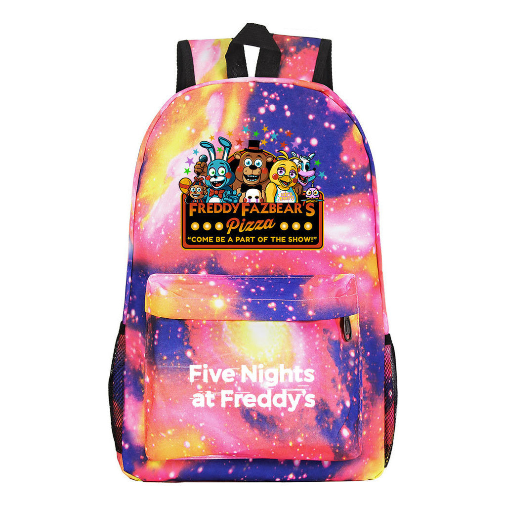 Toy Bear Game Fashion Starry Sky Youth Student Backpack Men's And Women's Leisure Backpack