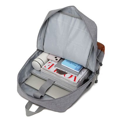 Football Star Cristiano Ronaldo Printed Usb Youth Primary And Secondary School Backpack For Boy And Girl's Leisure Travel Backpack