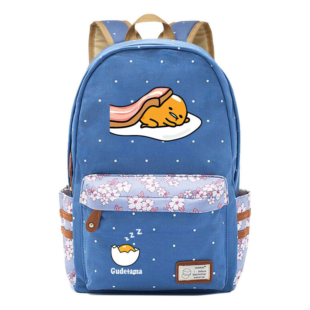 Riman Egg Yolk Student School Bag Leisure Backpack
