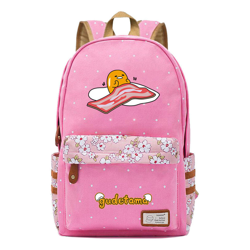 Cartoon Day Marvel Egg Yolk Student School Bag Leisure Backpack