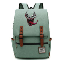 Printed Youth Student School Bag Casual Belt Buckle Classic Backpack