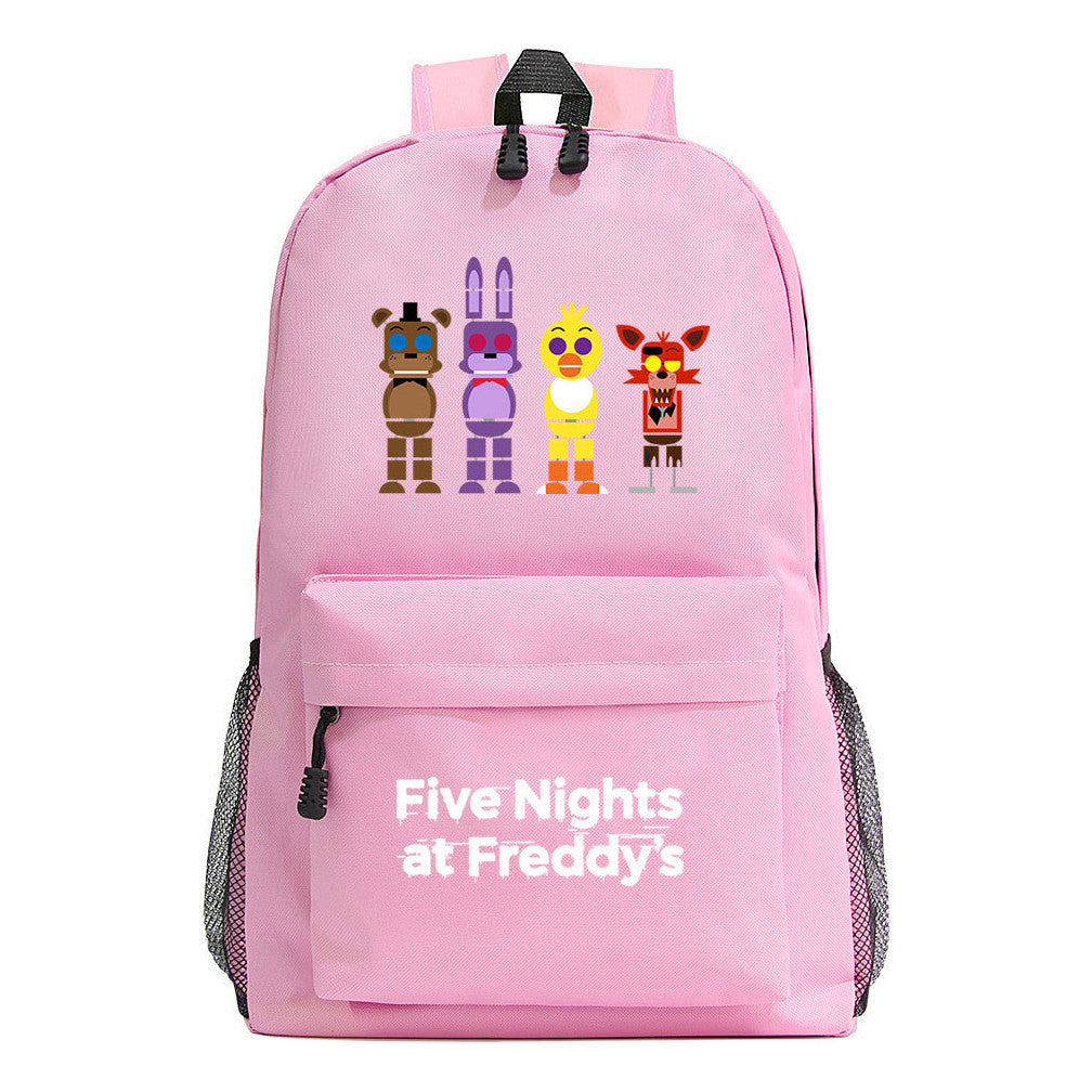 Fashion Toy Bear Game Fashion Starry Sky Youth Student Backpack Men's And Women's Leisure Backpack