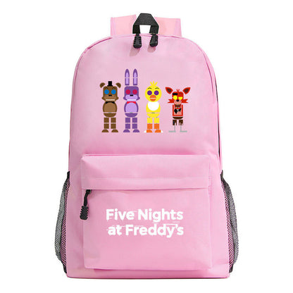 Fashion Toy Bear Game Fashion Starry Sky Youth Student Backpack Men's And Women's Leisure Backpack