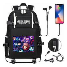 Printed Usb Youth Student Backpack Men And Women's Leisure Large Capacity Travel Backpack