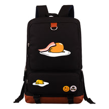 Cartoon Anime Lazy Egg Youth Student Backpack With Large Capacity Travel Bag For Boys And Girls Backpack