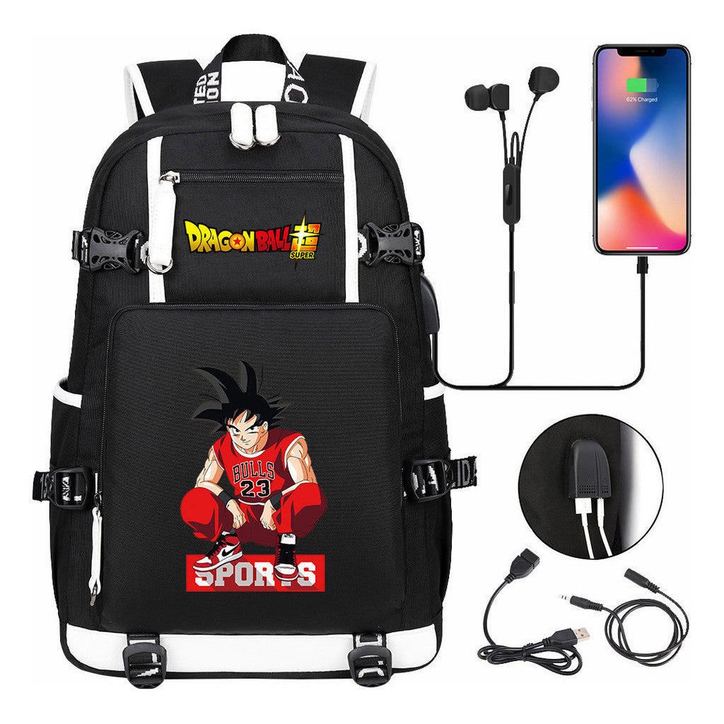 Usb Large Capacity Youth Student Backpack For Men And Women's Leisure Travel Backpack