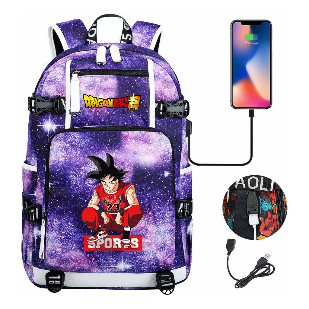 Usb Large Capacity Youth Student Backpack For Men And Women's Leisure Travel Backpack