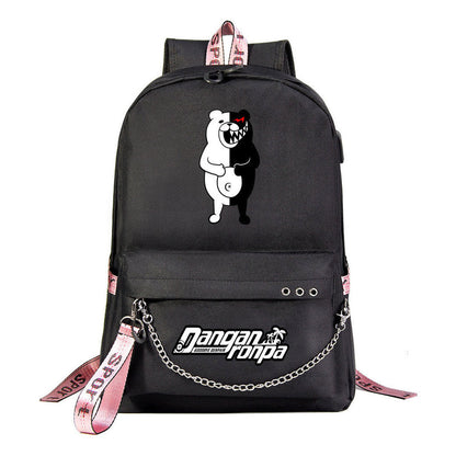 Usb Youth Student Backpack For Men And Women's Leisure Travel Backpack