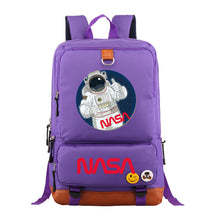 Nasa Fashion Printed Youth Student School Bag Large Capacity Travel Bag Men's And Women's Backpack