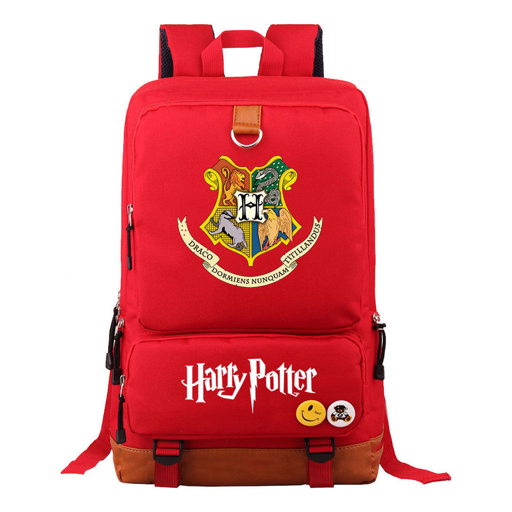 School Of Witchcraft And Wizardry Youth Student School Bag Large Capacity Travel Bag Men's And Women's Backpack