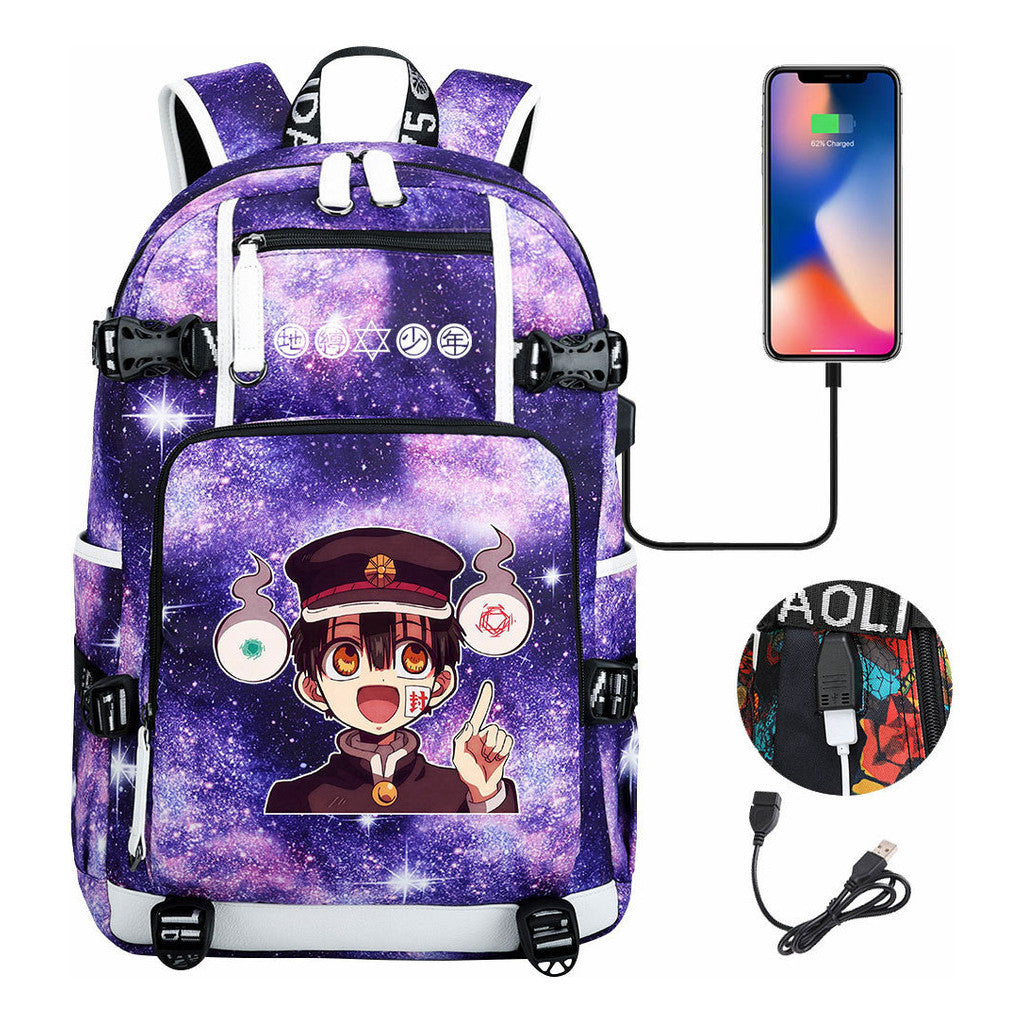Usb Large Capacity Youth Student Backpack For Men And Women's Leisure Travel Backpack