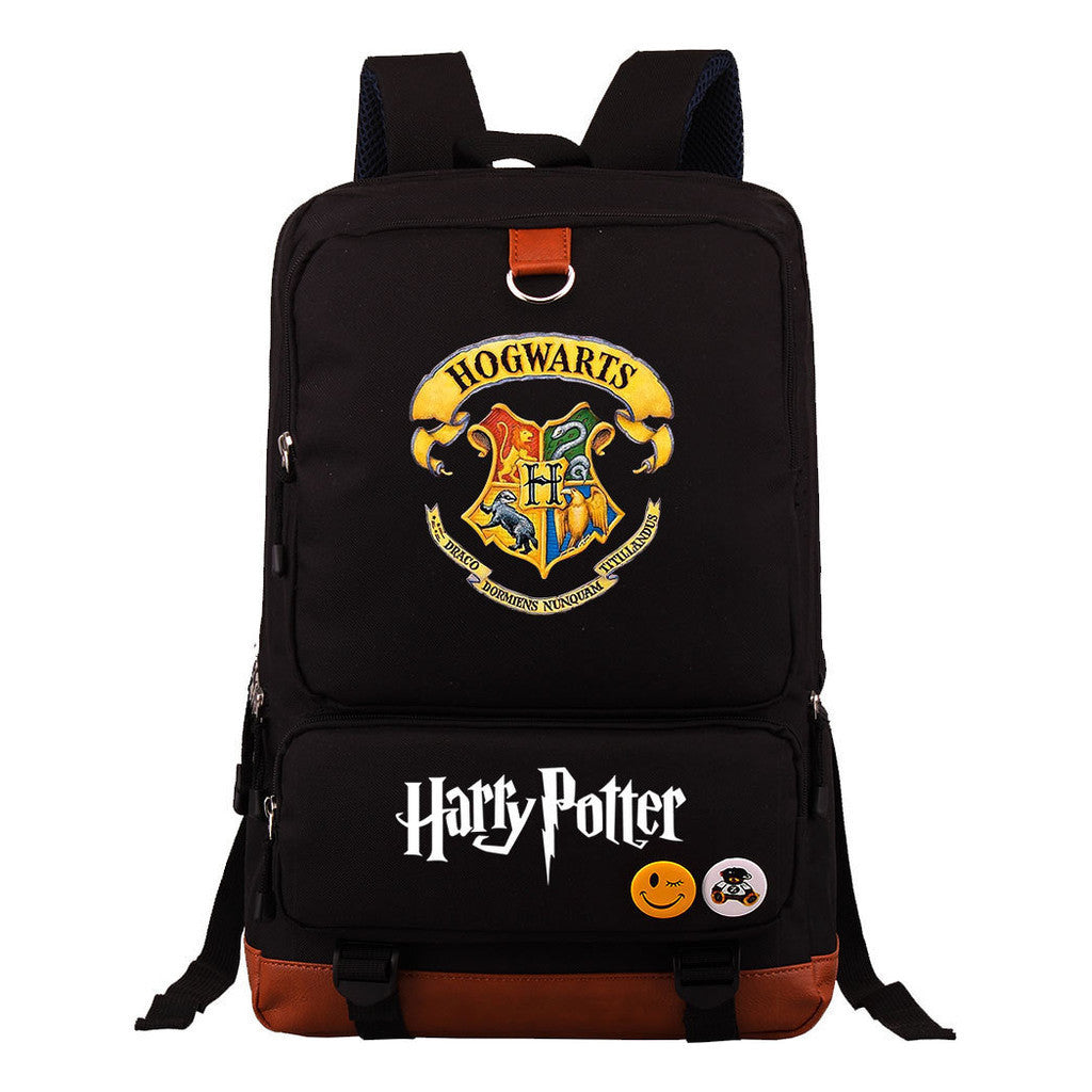 School Of Witchcraft And Wizardry Youth Student School Bag Large Capacity Travel Bag Men's And Women's Backpack
