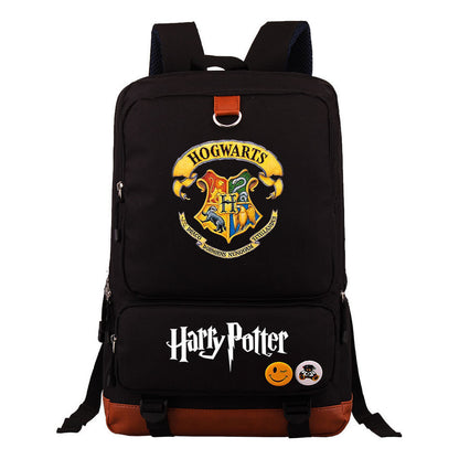 School Of Witchcraft And Wizardry Youth Student School Bag Large Capacity Travel Bag Men's And Women's Backpack