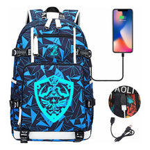 Legend Of Zelda Usb Youth Student Backpack For Men And Women's Leisure Travel Backpack