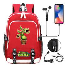 Monster Concert Printed Student Backpack Usb Leisure Backpack